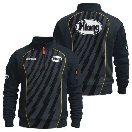 Viking Cues All Over Prints- Personalized  Sweatshirt Zipper QTBLA011125A1VKG-SHZ