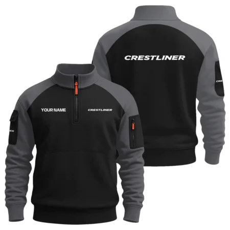 Crestliner Sweatshirt Zipper Designed for True Fans QTFS281125A1CRE