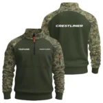 Crestliner Sweatshirt Zipper Designed for True Fans QTFS281125A2CRE