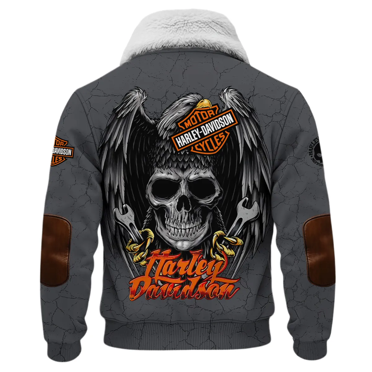 Harley-Davidson Motorcycle Fleece Jacket Gift Fan Love QTHD261225AHD1-FJ - Image 3