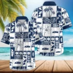 KTM Exclusive Logo Hawaian Shirt QTVA150425HWKTM