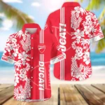Ducati Exclusive Logo Hawaian Shirt QTVA160425HW02DUC