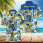 Harley-Davidson Exclusive Logo Hawaian Shirt QTVA210425HW03HD