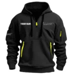 Brough Superior Inspired Fan Logo Hoodie Half Zipper QTMO210825A2BRO