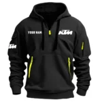 KTM Inspired Fan Logo Hoodie Half Zipper QTMO210825A2KTM