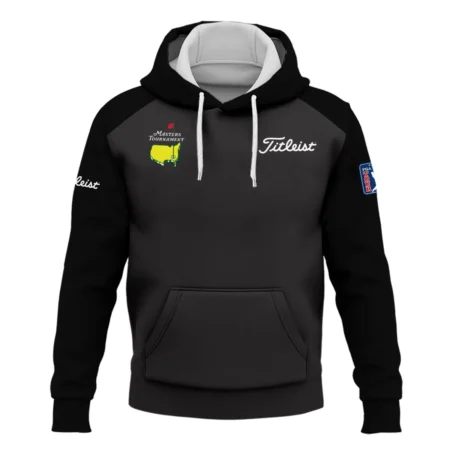 Black Masters Tournament Titleist Logo Hoodie Shirt All Over Prints Gift For Fans HOMT2702TU1TLHD-BLA