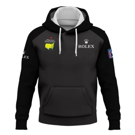 Black Rolex Masters Tournament Logo Hoodie Shirt All Over Prints Gift For Fans HOMT2702TU1ROXHD-BLA