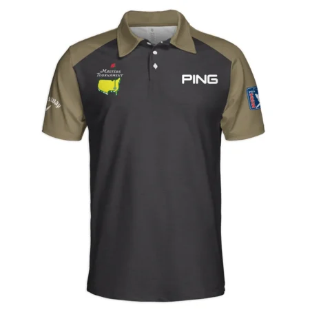 Brown Callaway Masters Tournament Logo Polo Shirt All Over Prints Gift For Fans HOMT2702TU1CLWPL-BRO