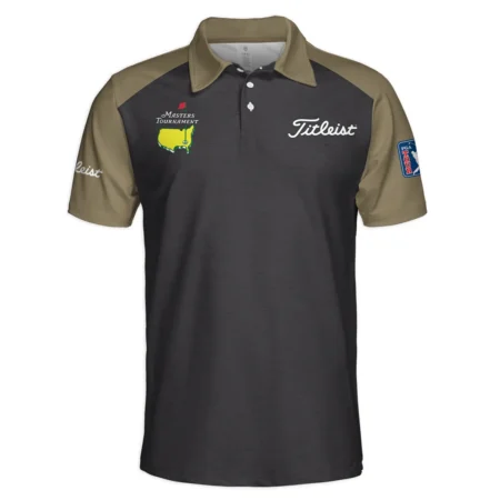 Brown Masters Tournament Titleist Logo Polo Shirt All Over Prints Gift For Fans HOMT2702TU1TLPL-BRO