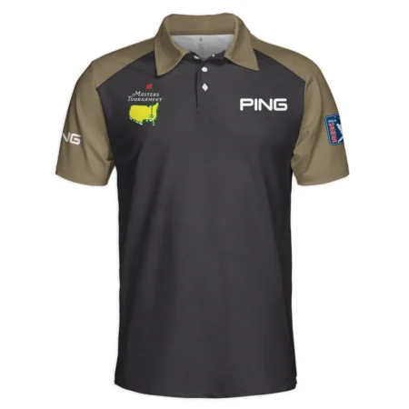 Brown Ping Masters Tournament Logo Polo Shirt All Over Prints Gift For Fans HOMT2702TU1PIPL-BRO