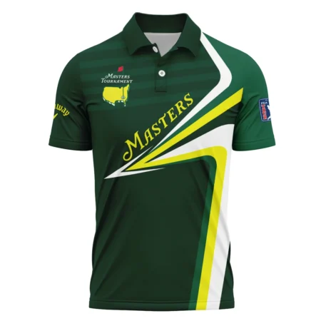 Callaway Masters Tournament Logo Polo Shirt - Collared Short Sleeve All Over Prints Gift For Fans HOMT010325K01CLWPL