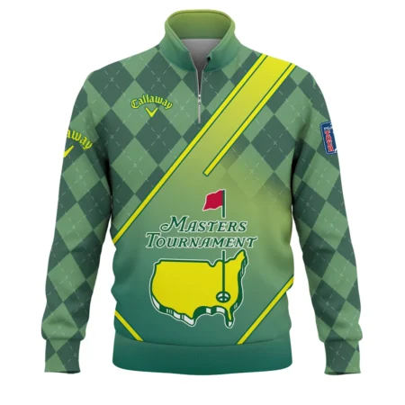 Callaway Masters Tournament Logo Quarter Zip Sweatshirt All Over Prints Gift For Fans HOMT2202MTA1CLWQTJ