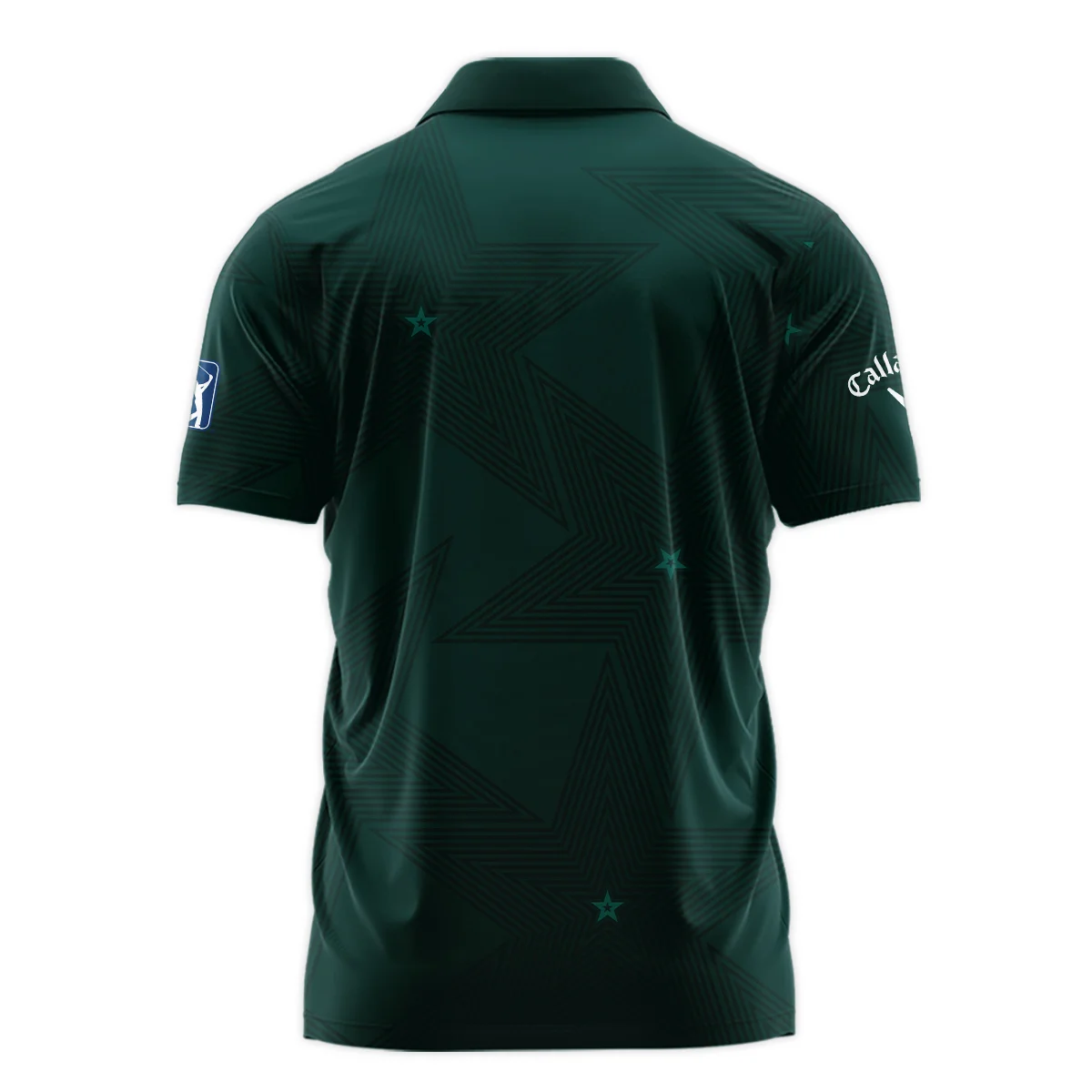 Dark Green Background Masters Tournament Callaway Polo Shirt Style Classic Polo Shirt For Men - Image 2
