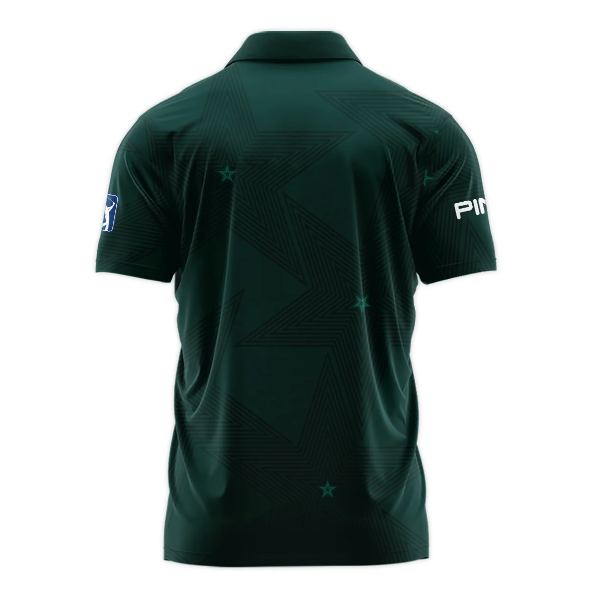 Dark Green Background Masters Tournament Ping Polo Shirt Style Classic Polo Shirt For Men - Image 2