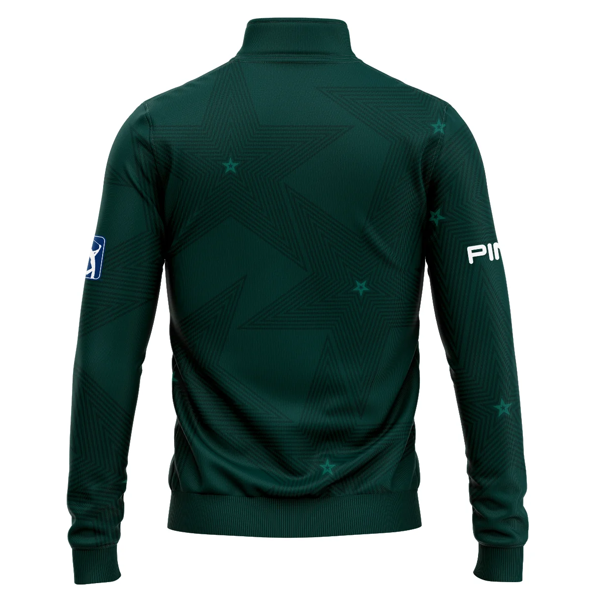 Dark Green Background Masters Tournament Ping Quarter Zip Sweatshirt Style Classic Quarter Zip Sweatshirt - Image 2