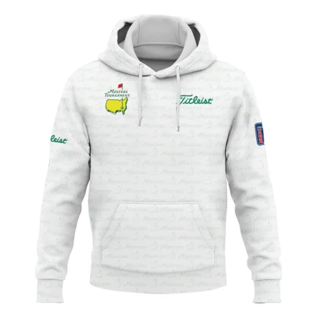 Golf Pattern Masters Tournament Titleist Hoodie Shirt White And Green Color Golf Sports All Over Print Hoodie Shirt