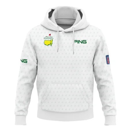 Golf Sport Masters Tournament Ping Hoodie Shirt Sports Logo Pattern White Green Hoodie Shirt
