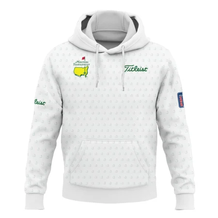 Golf Sport Masters Tournament Titleist Hoodie Shirt Sports Logo Pattern White Green Hoodie Shirt