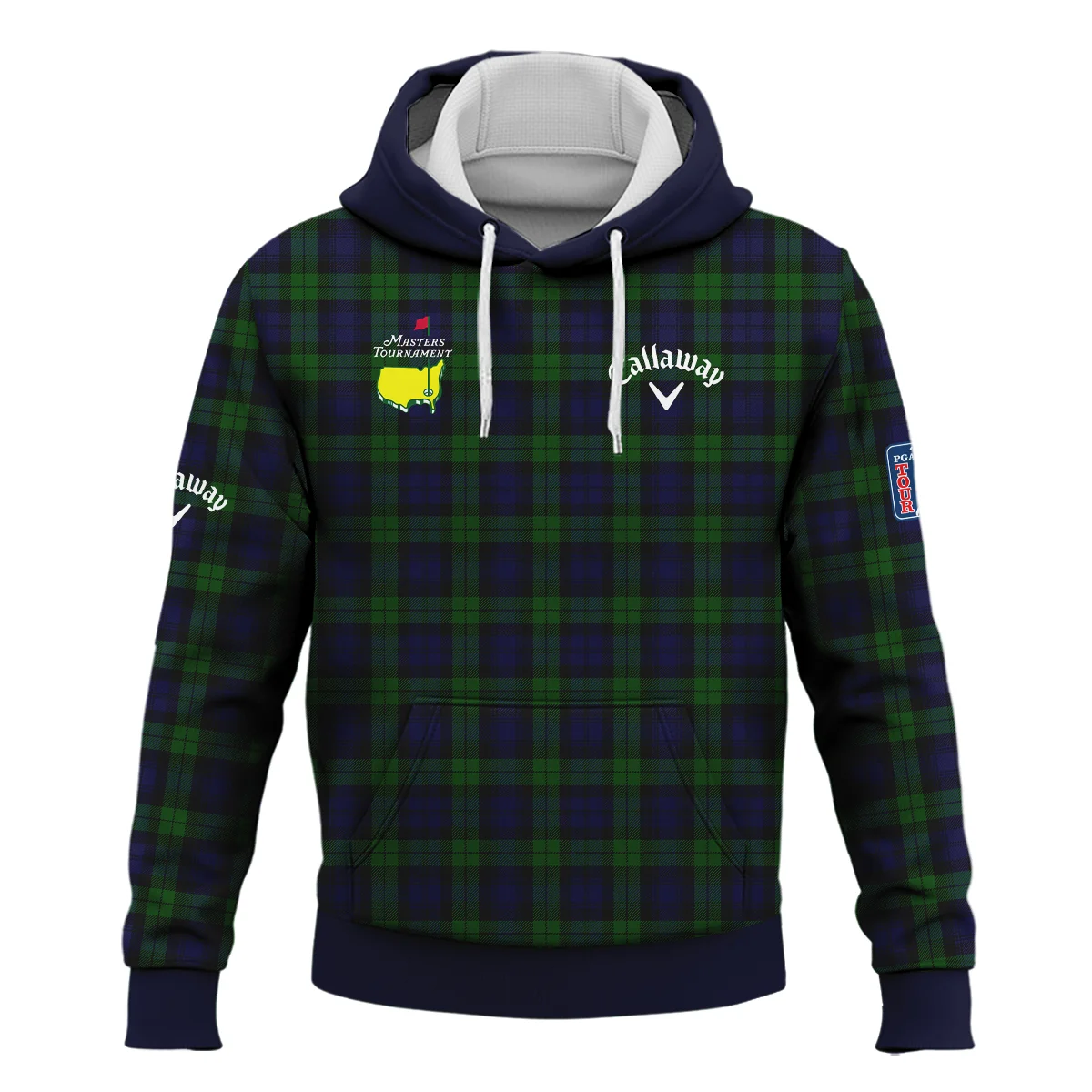 Masters Tournament Callaway Golf Hoodie Shirt Sports Green Purple Black Watch Tartan Plaid All Over Print Hoodie Shirt