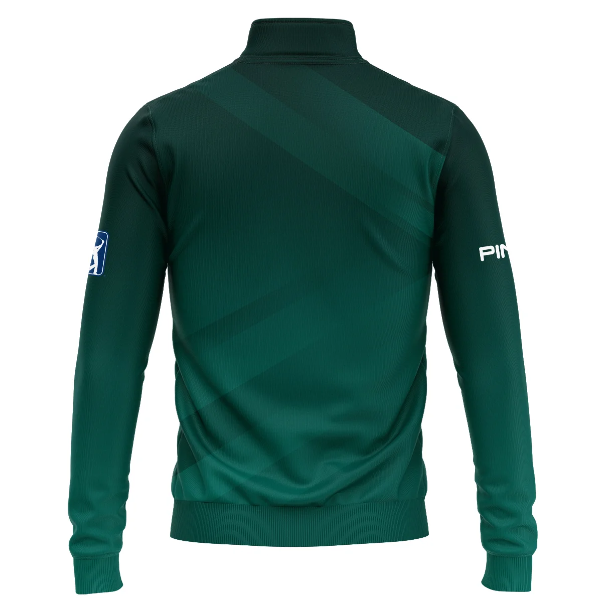 Masters Tournament Dark Green Gradient Golf Sport Ping Quarter Zip Sweatshirt Style Classic Quarter Zip Sweatshirt - Image 2