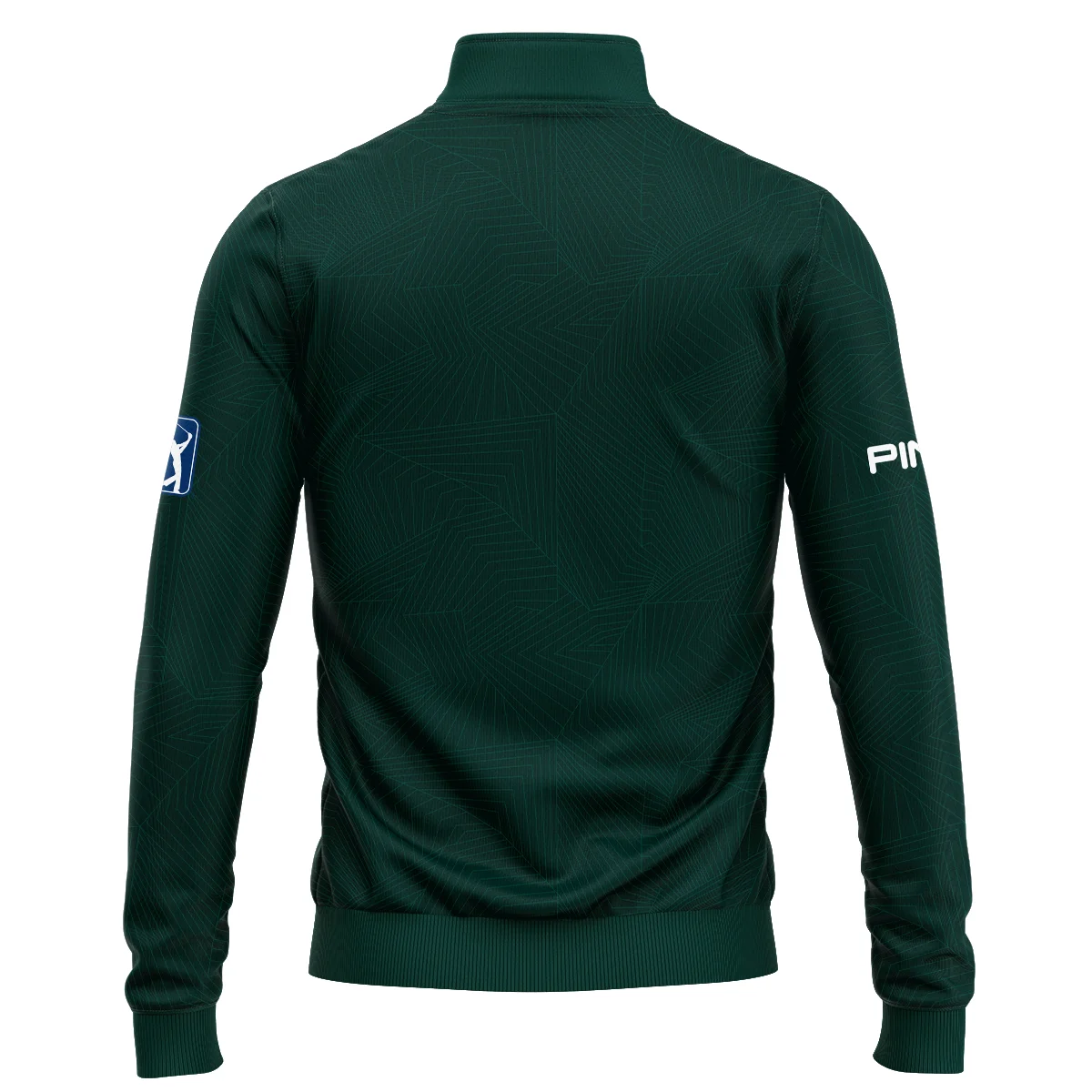 Masters Tournament Ping Pattern Sport Jersey Dark Green Quarter Zip Sweatshirt Style Classic Quarter Zip Sweatshirt - Image 2