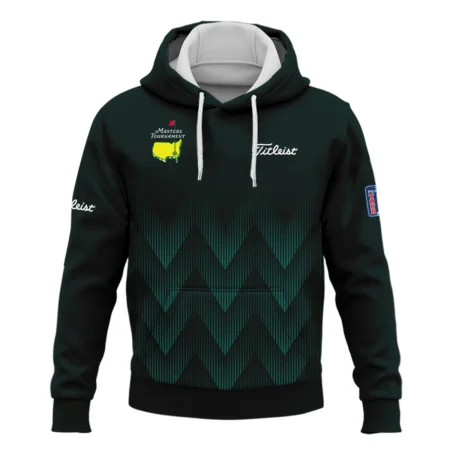Masters Tournament Titleist Golf Hoodie Shirt Zigzag Pattern Dark Green Golf Sports All Over Print Hoodie Shirt
