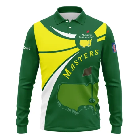 Masters Tournament Titleist Golf Long Polo Shirt All Over Prints Gift For Fans HOMT040325A01TLLPL
