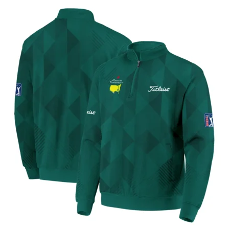 Masters Tournament Titleist Golf Sport Quarter Zip Sweatshirt Sports Triangle Abstract Green Quarter Zip Sweatshirt