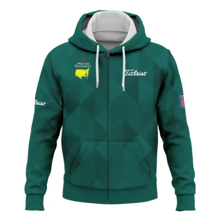 Masters Tournament Titleist Golf Sport Zipper Hoodie Shirt Sports Triangle Abstract Green Zipper Hoodie Shirt