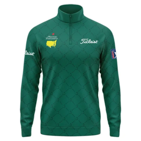 Masters Tournament Titleist Logo Quarter Zip Sweatshirt All Over Prints HOMT111224A2TLQTJ