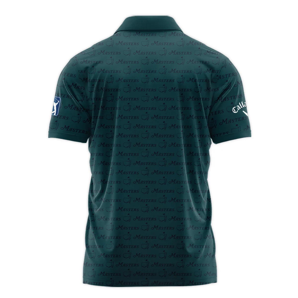 Pattern Dark Green Masters Tournament Callaway Polo Shirt Color Green Polo Shirt For Men - Image 2