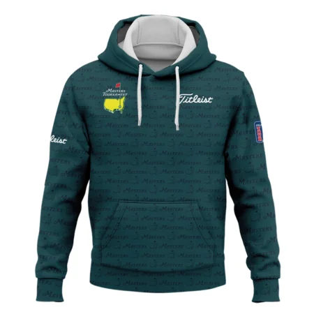 Pattern Dark Green Masters Tournament Titleist Hoodie Shirt Color Green Hoodie Shirt