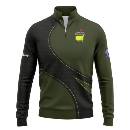 Pattern Military Green Masters Tournament Titleist Quarter Zip Sweatshirt Style Classic Quarter Zip Sweatshirt