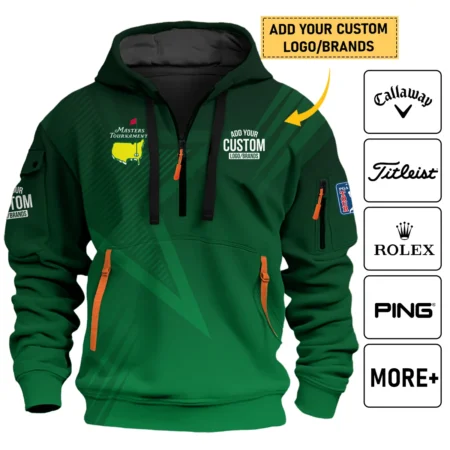 Personalized Logo,Brands Masters Tournament Golf Hoodie Half Zipper All Over Prints HOMT011124A03HDF