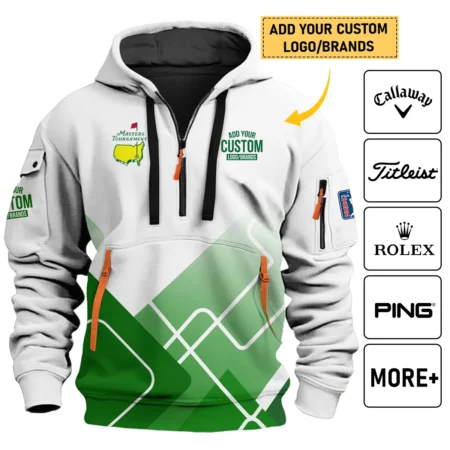 Personalized Logo,Brands Masters Tournament Golf Hoodie Half Zipper All Over Prints HOMT021224A02HDF