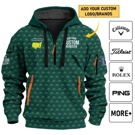 Personalized Logo,Brands Masters Tournament Golf Hoodie Half Zipper All Over Prints HOMT070225A01HDF
