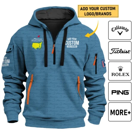 Personalized Logo,Brands Masters Tournament Golf Hoodie Half Zipper All Over Prints HOMT080125A06HDF