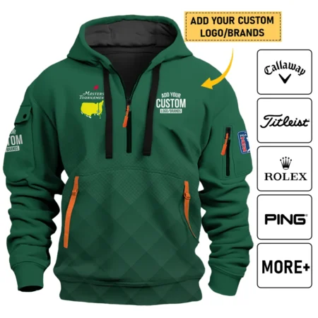 Personalized Logo,Brands Masters Tournament Golf Hoodie Half Zipper All Over Prints HOMT17022401HDF