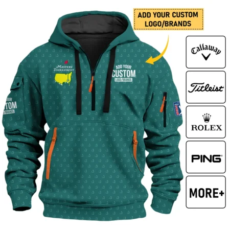 Personalized Logo,Brands Masters Tournament Golf Hoodie Half Zipper All Over Prints HOMT201224A01HDF