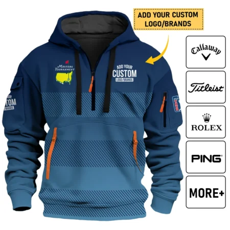 Personalized Logo,Brands Masters Tournament Golf Hoodie Half Zipper All Over Prints HOMT210125A05HDF