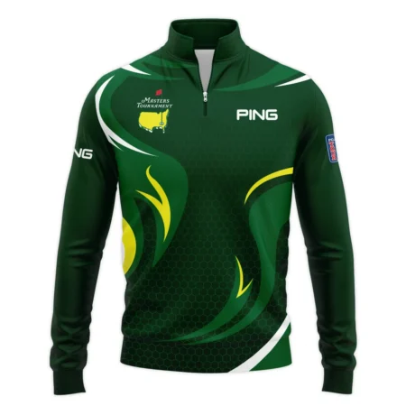 PING Masters Tournament Logo Quarter Zip Sweatshirt All Over Prints Gift For Fans HOMT250225A01PIQTJ