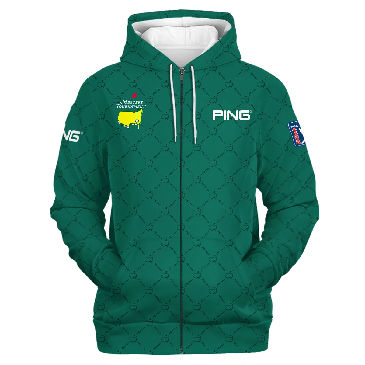 Ping Masters Tournament Logo Zipper Hoodie Shirt All Over Prints Gift For Fans HOMT170225T1PIZHD