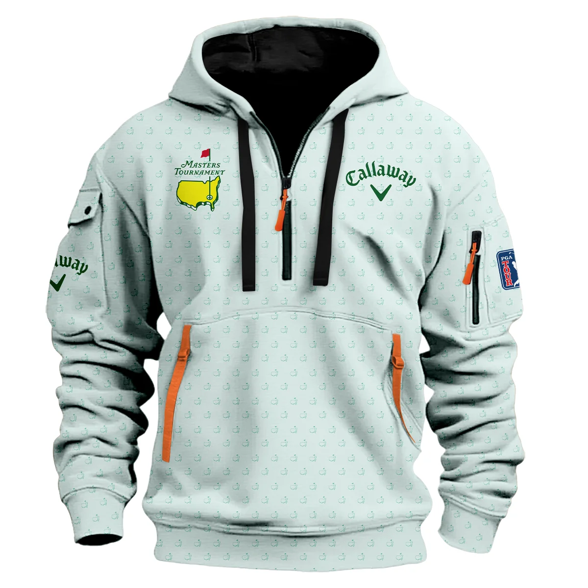 Special Release Callaway Masters Tournament Golf Hoodie Half Zipper All Over Prints HOMT161224A02CLWHDF