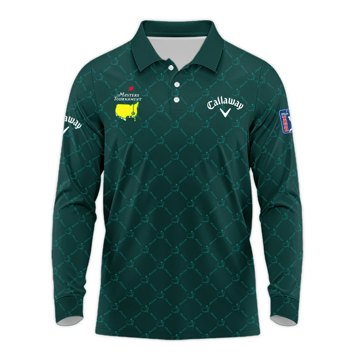 Special Release Callaway Masters Tournament Golf Long Polo Shirt All Over Prints HOMT020725T2CLWLPL