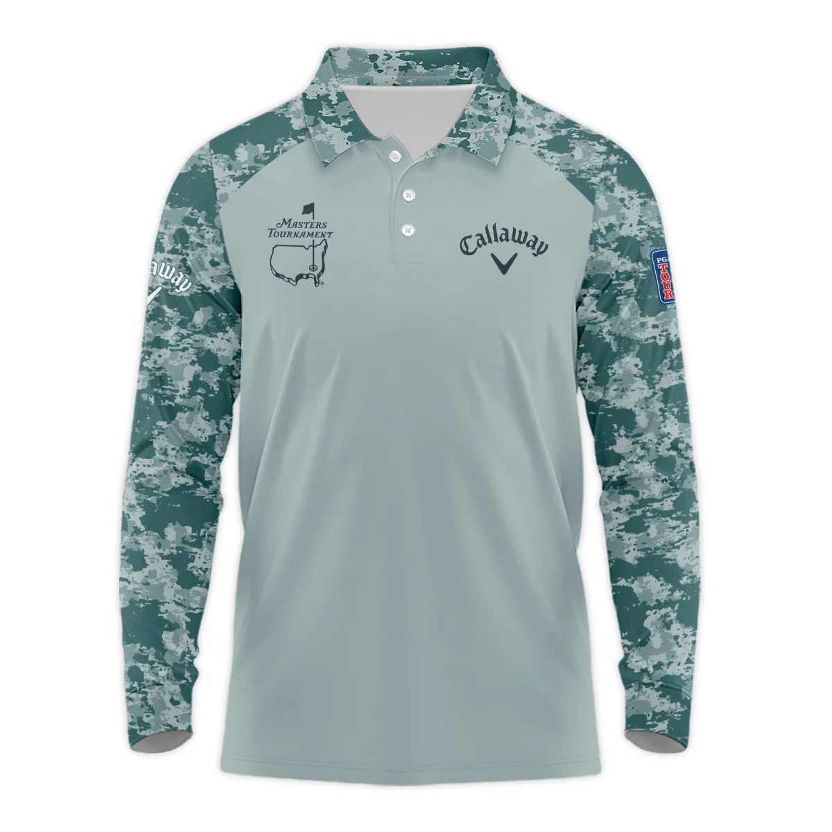 Special Release Callaway Masters Tournament Golf Long Polo Shirt All Over Prints HOMT04112402CLWLPL