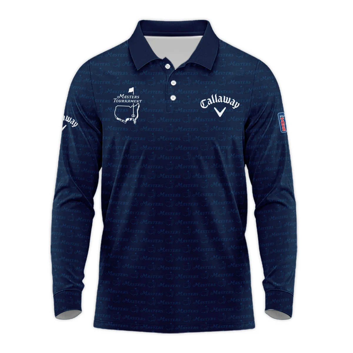 Special Release Callaway Masters Tournament Golf Long Polo Shirt All Over Prints HOMT070125A08CLWLPL