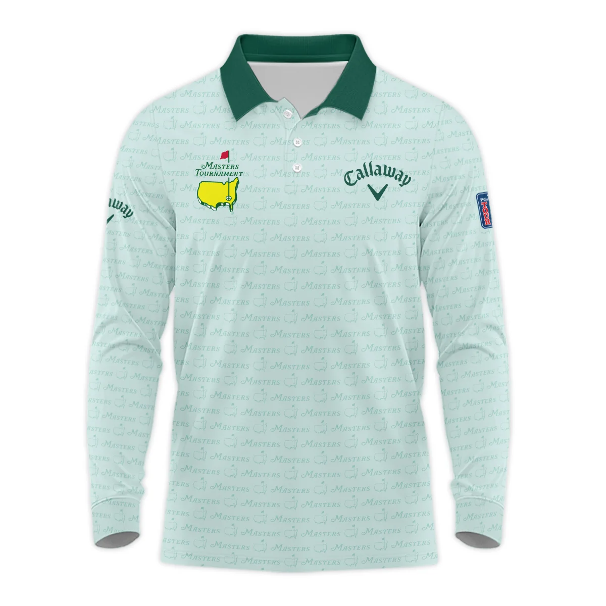 Special Release Callaway Masters Tournament Golf Long Polo Shirt All Over Prints HOMT080125A02CLWLPL