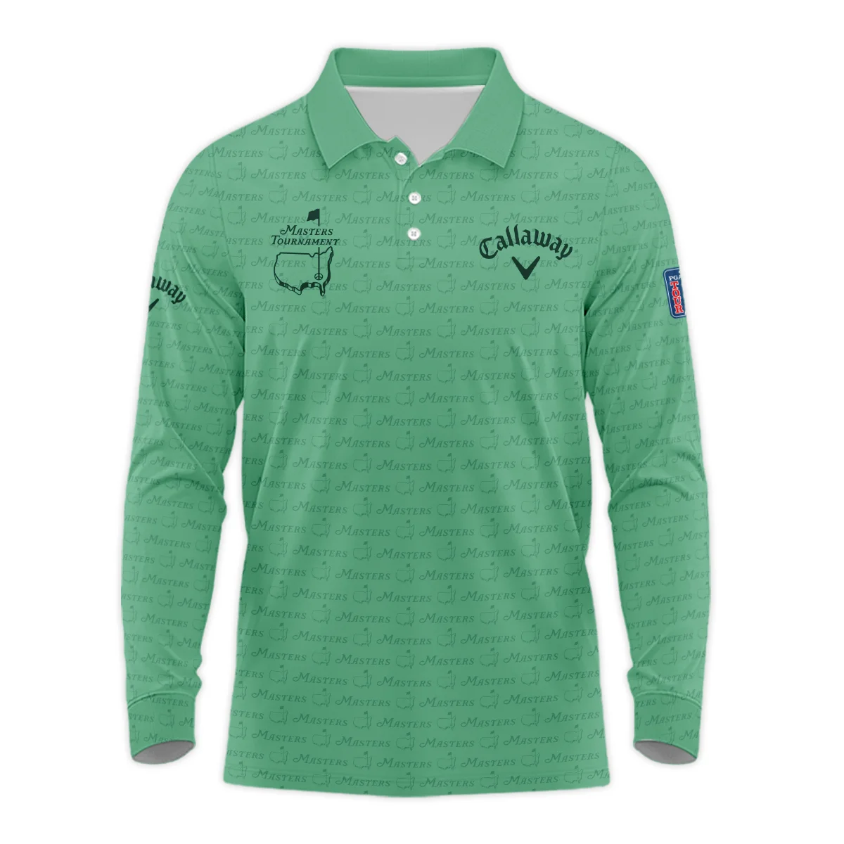 Special Release Callaway Masters Tournament Golf Long Polo Shirt All Over Prints HOMT080125A08CLWLPL