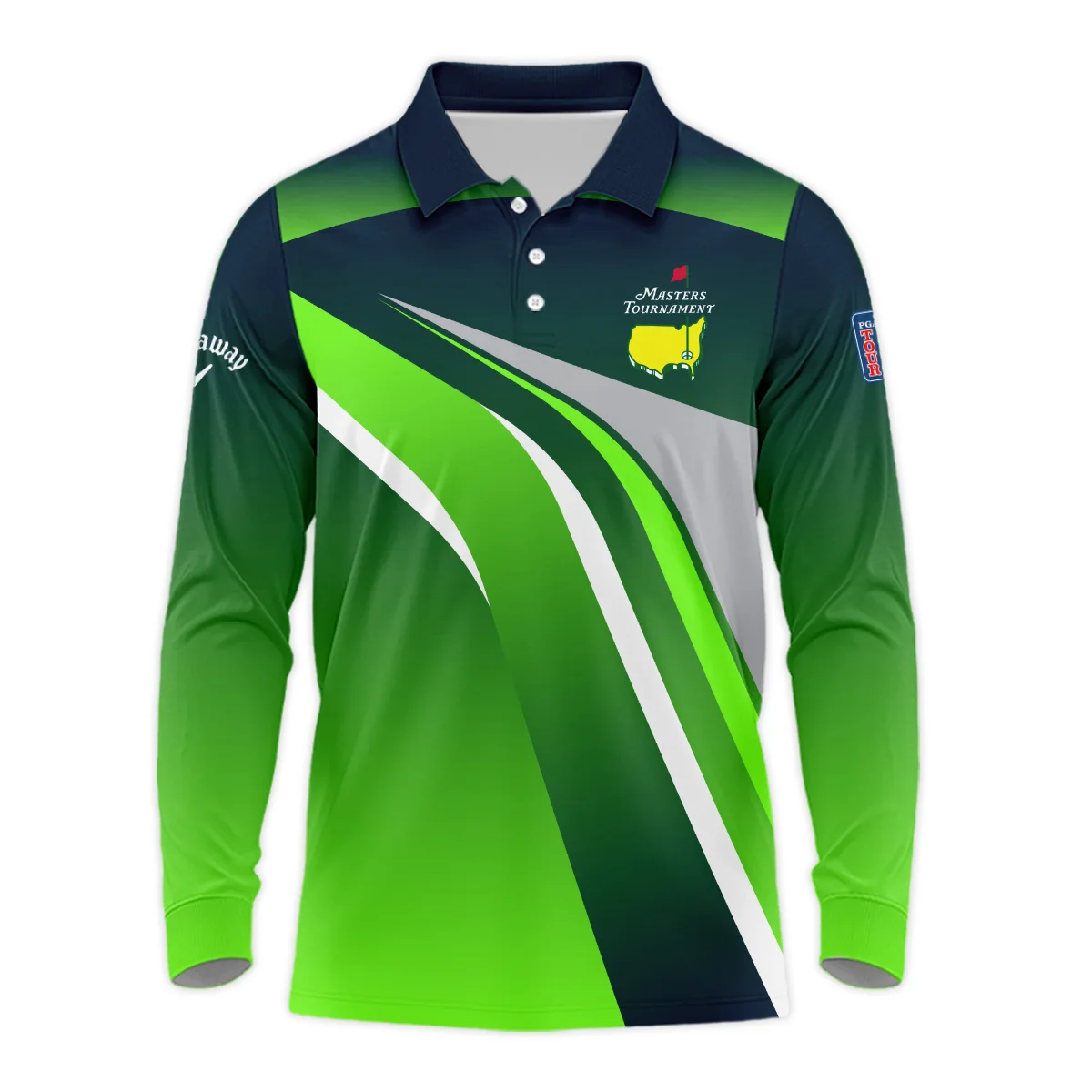 Special Release Callaway Masters Tournament Golf Long Polo Shirt All Over Prints HOMT170225A01CLWLPL