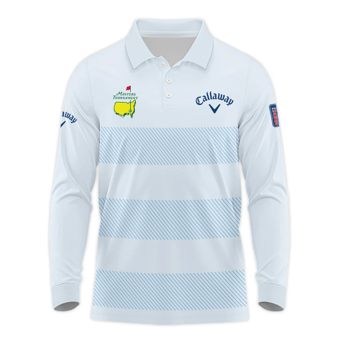 Special Release Callaway Masters Tournament Golf Long Polo Shirt All Over Prints HOMT210125A03CLWLPL